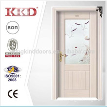 Steel Wood Door KJ-707 For New Design With Glass Used In Bedroom and Bathroom As Apartment